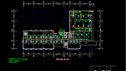 某辦公大(dà)樓暖通(tōng)空調cad施工設計圖紙